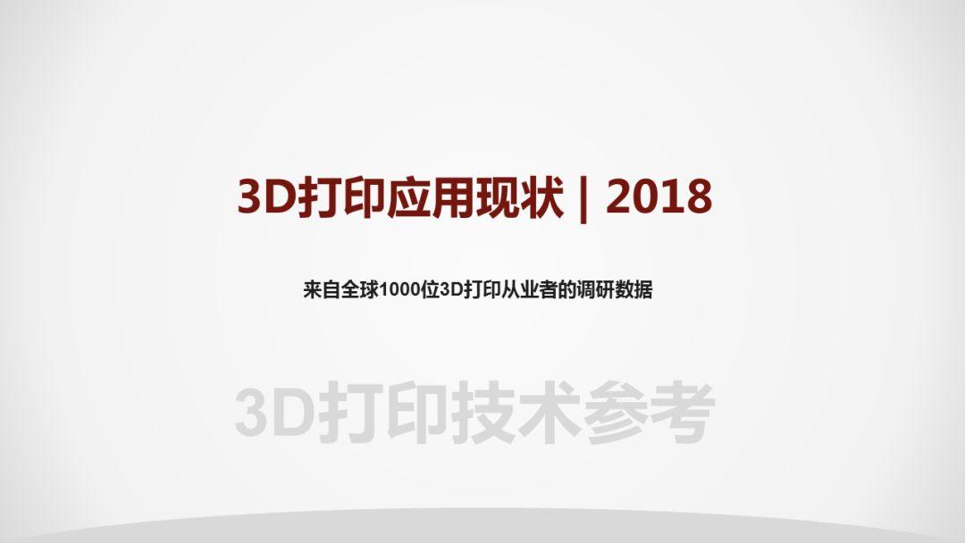 2018年3D打印应用现状（下篇）