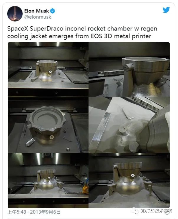 SpaceX首次载人火箭发射成功，3D打印发挥作用，开始纳入Velo3D无支撑金属打印