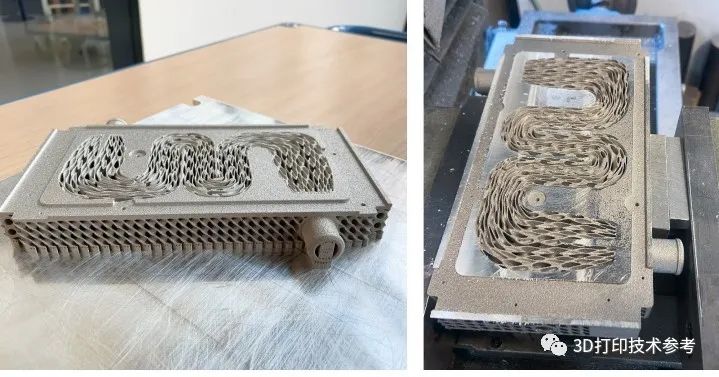 一种特殊晶格结构的3D打印散热器，既提供刚度，又增加传热面积