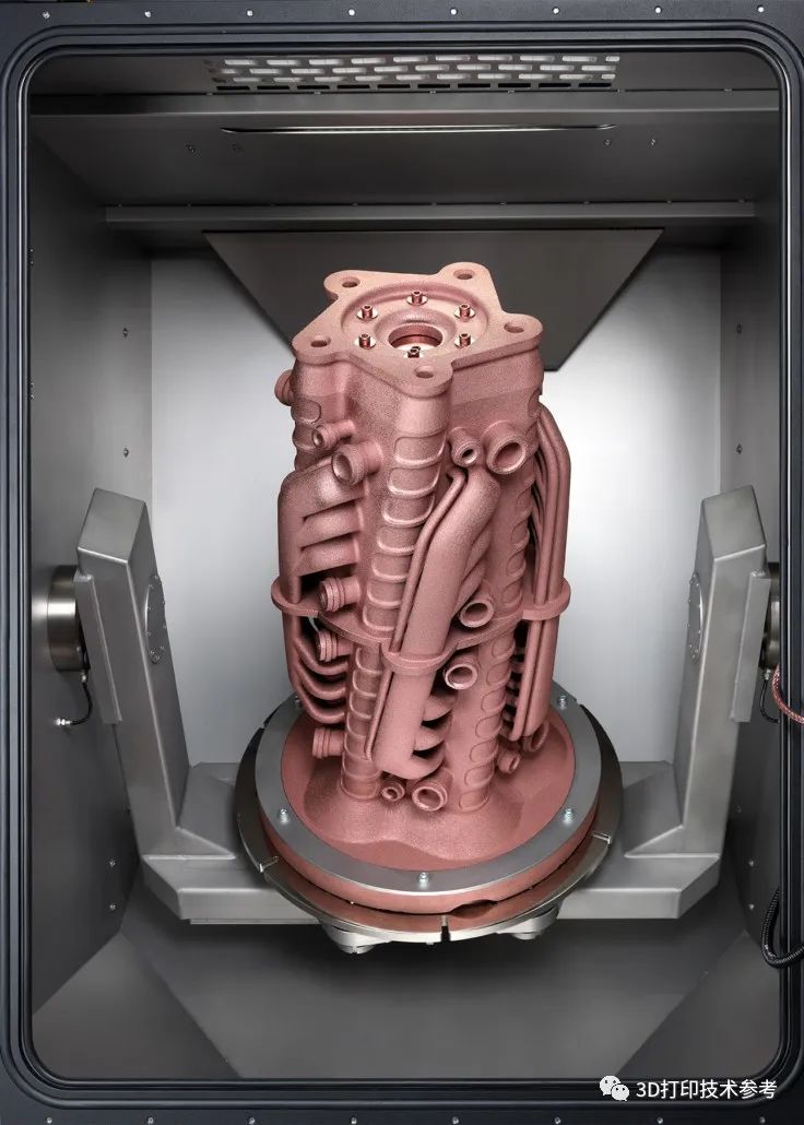 为大型、重型金属3D打印零件自动清粉至关重要
