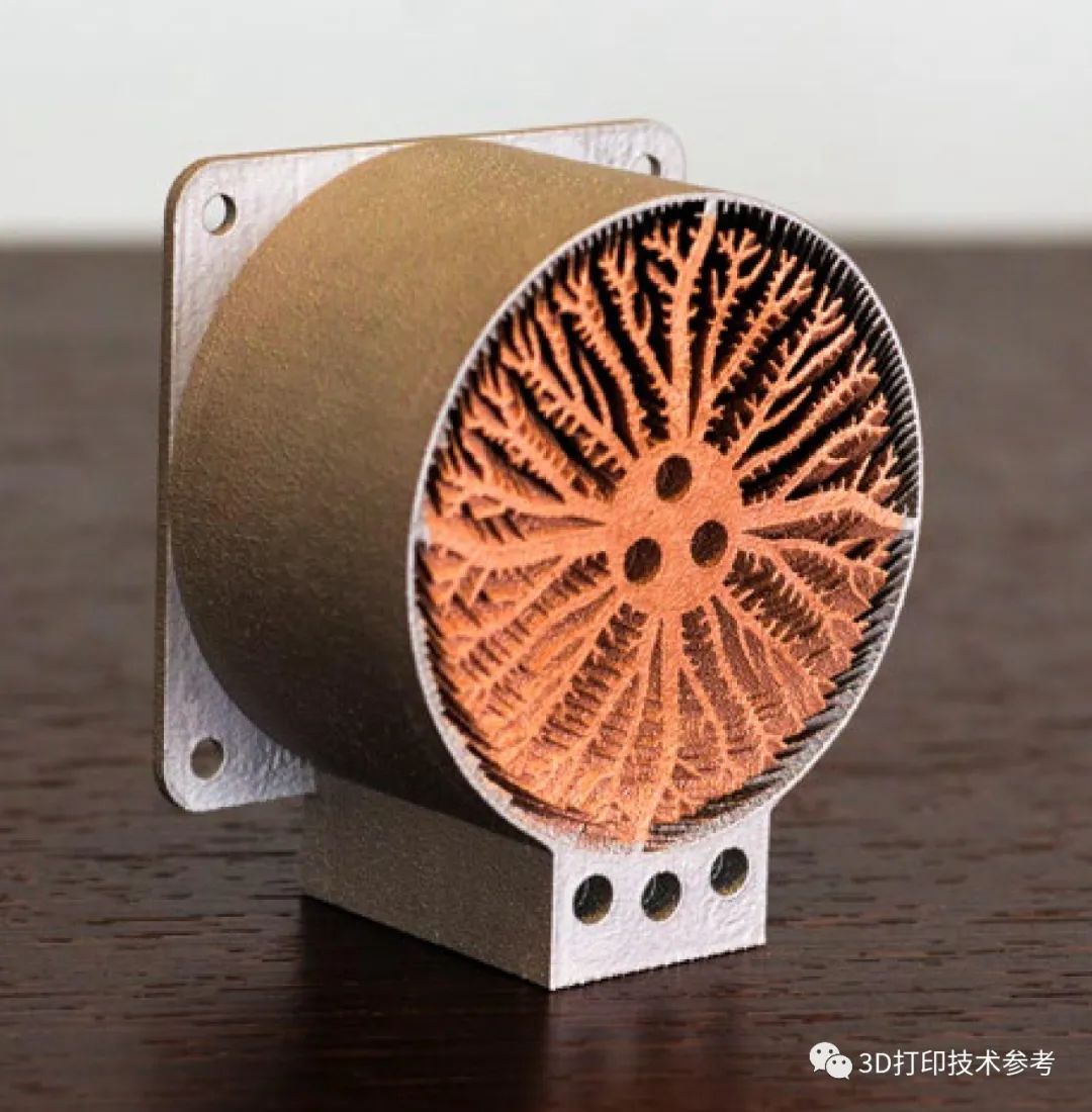 SLM-3D打印一体化多金属材料散热器，揭示未来应用潜力