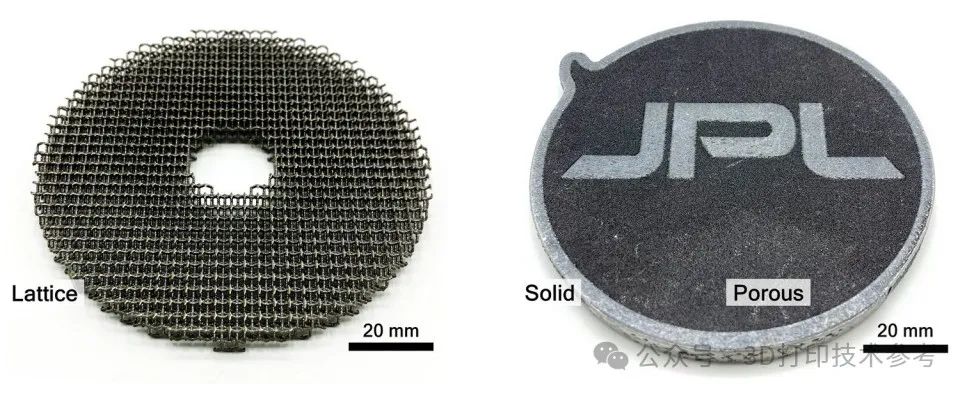 为航天器3D打印多孔铜合金部件，建立孔隙与机械及电性能之间的关系